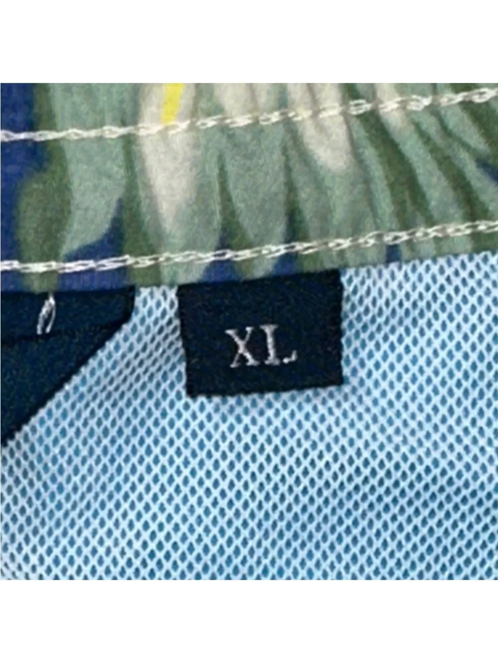 Polo Ralph Lauren Swim Trunks Men’s XL Blue Cargo Board Shorts Floral Lined